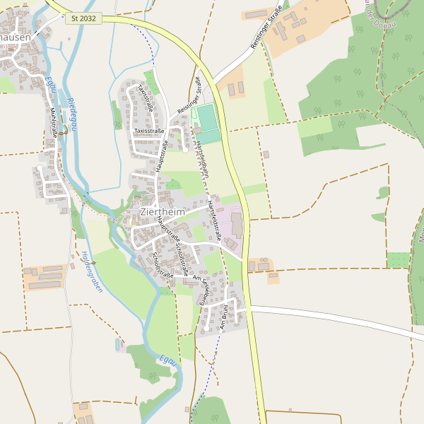 Karte der Toiletten in Ziertheim Thumbnail