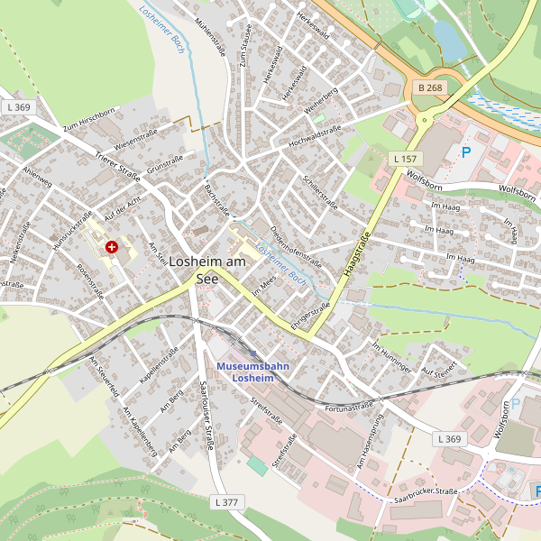 Stadtplan Losheim am See Thumbnail