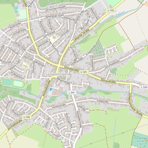 Stadtplan Saarwellingen Thumbnail