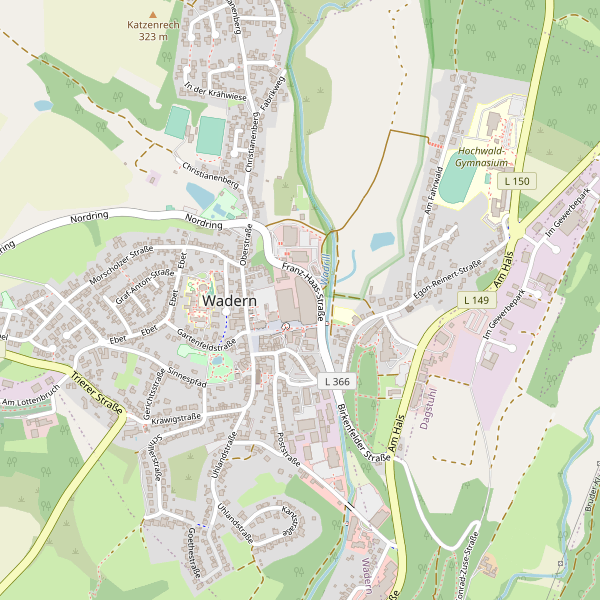 Stadtplan Wadern Thumbnail