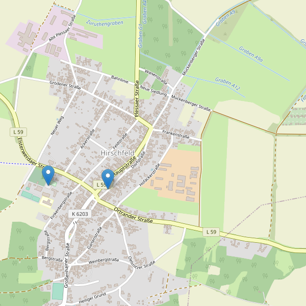 Karte der Parkplätze in Hirschfeld (EE) Thumbnail