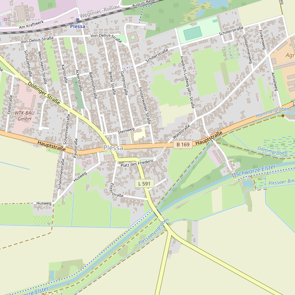 Stadtplan Plessa Thumbnail