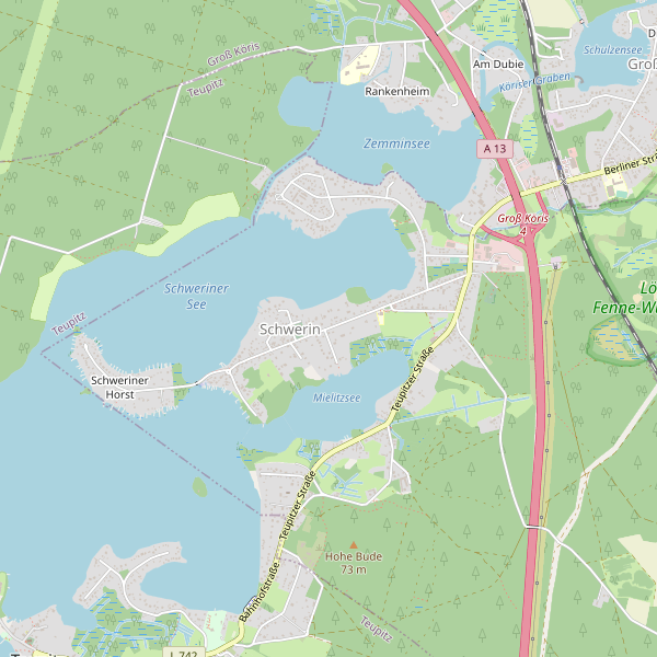 Thumbnail Stadtplan Schwerin (LDS)