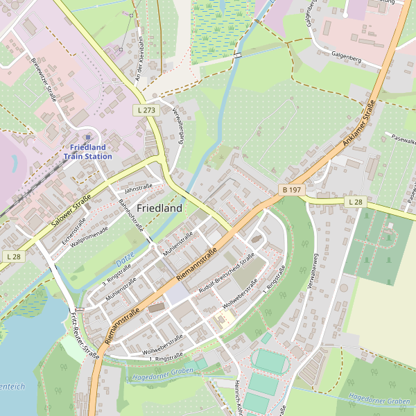 Karte der Toiletten in Friedland (MÜR) Thumbnail