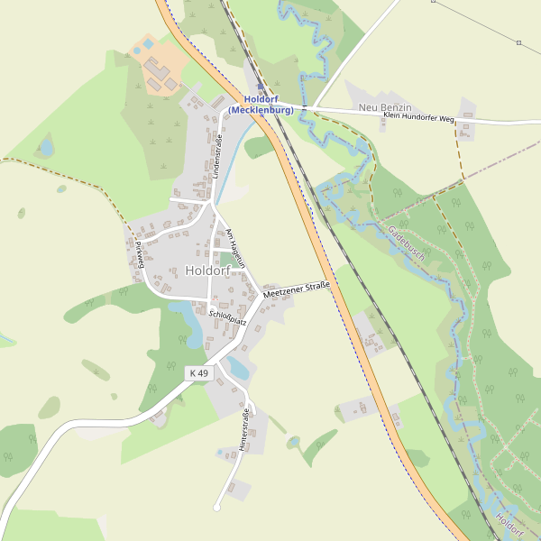 Karte der Parkplätze in Holdorf (NWM) Thumbnail