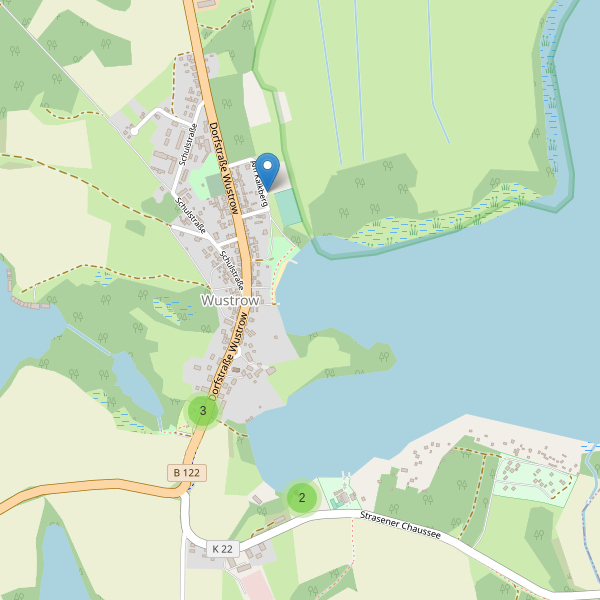 Karte der Parkplätze in Wustrow (MÜR) Thumbnail