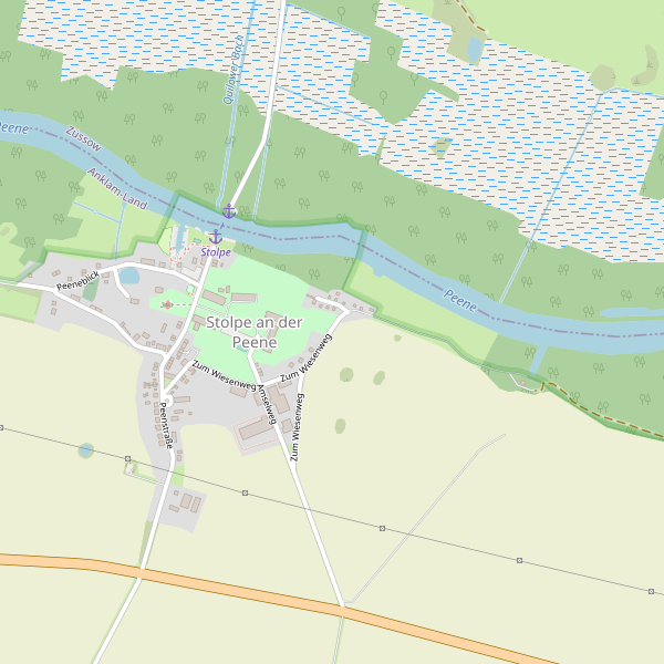 Stadtplan Stolpe an der Peene Thumbnail