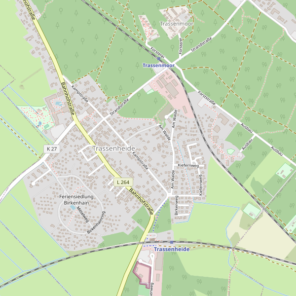 Stadtplan Trassenheide Thumbnail