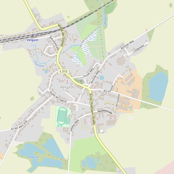 Stadtplan Velgast Thumbnail