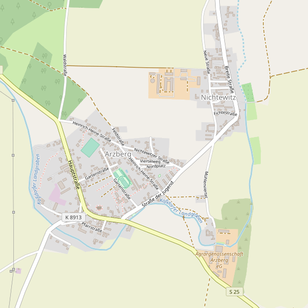 Karte der Toiletten in Arzberg (TO) Thumbnail