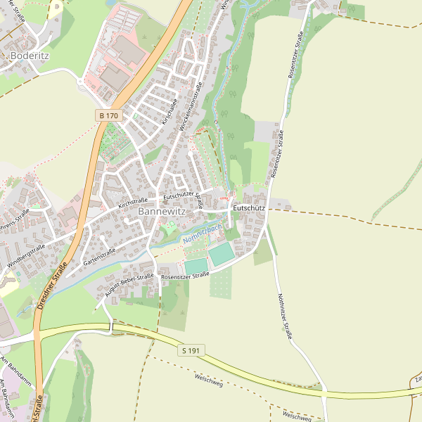 Stadtplan Bannewitz Thumbnail