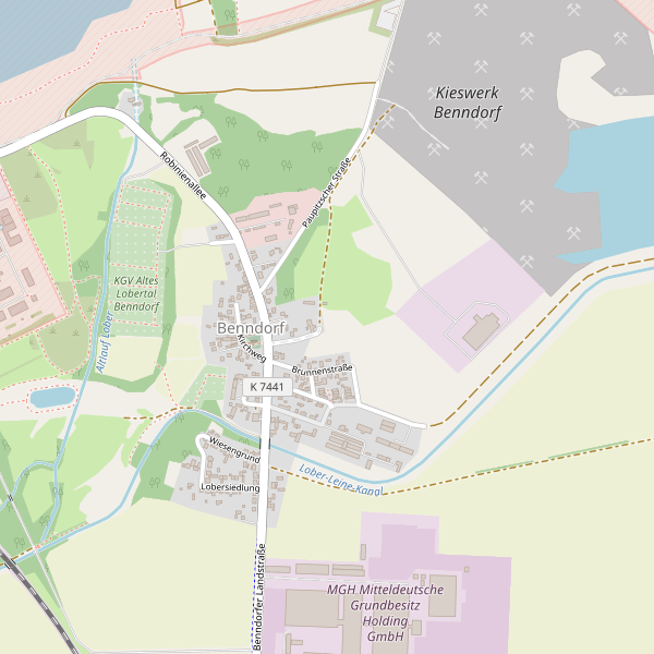 Karte der Hotels in Benndorf (TO) Thumbnail