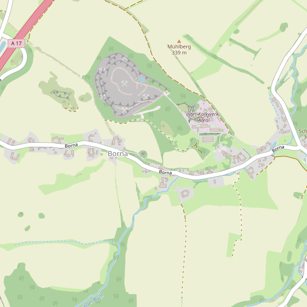 Karte der Toiletten in Borna (PIR) Thumbnail