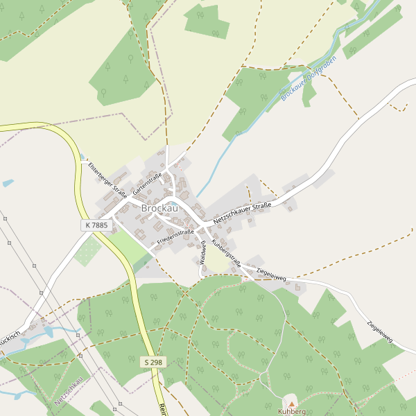 Stadtplan Brockau Thumbnail