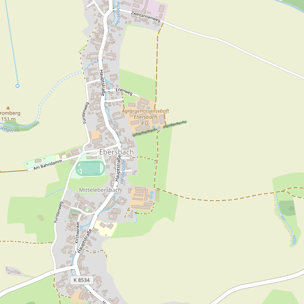 Karte der Toiletten in Ebersbach (RG) Thumbnail