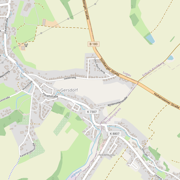 Karte der Toiletten in Gersdorf (GC) Thumbnail