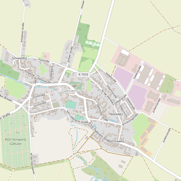 Stadtplan Glesien Thumbnail
