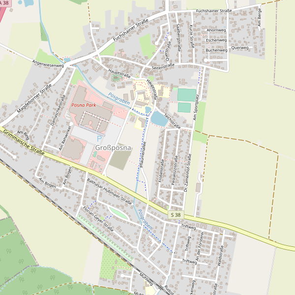 Stadtplan Großpösna Thumbnail
