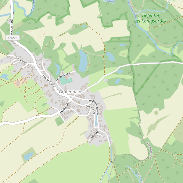 Stadtplan Gräfenhain Thumbnail