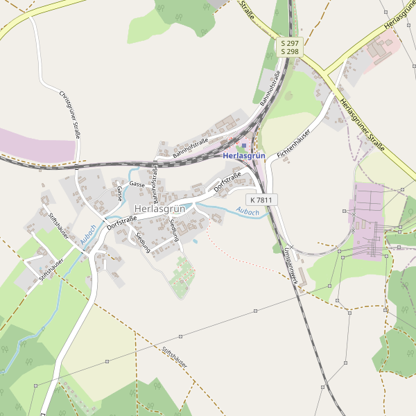 Stadtplan Herlasgrün Thumbnail