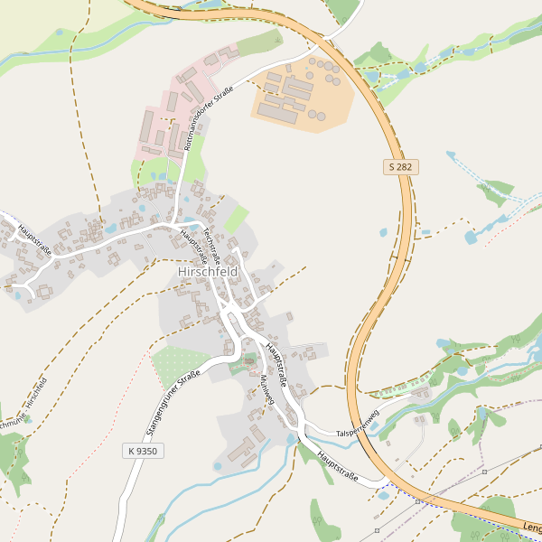 Karte der Toiletten in Hirschfeld (Z) Thumbnail