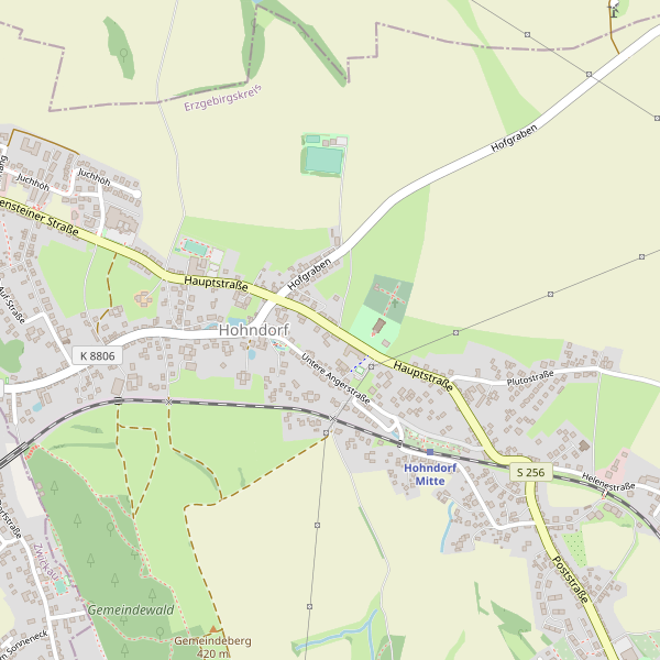 Karte der Toiletten in Hohndorf (ERZ) Thumbnail