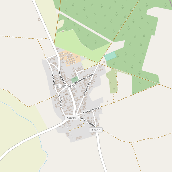 Karte der Parkplätze in Blumberg (TO) Thumbnail