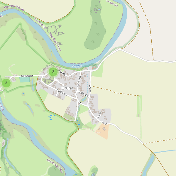 Karte der Parkplätze in Gruna (TO) Thumbnail