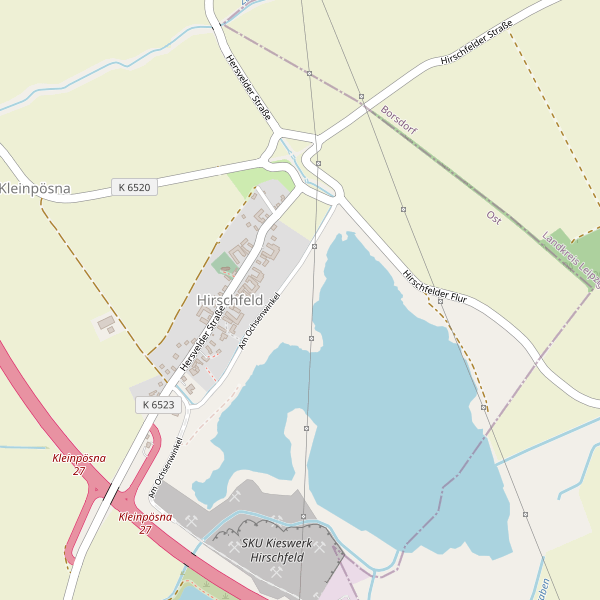 Karte der Parkplätze in Hirschfeld (L) Thumbnail