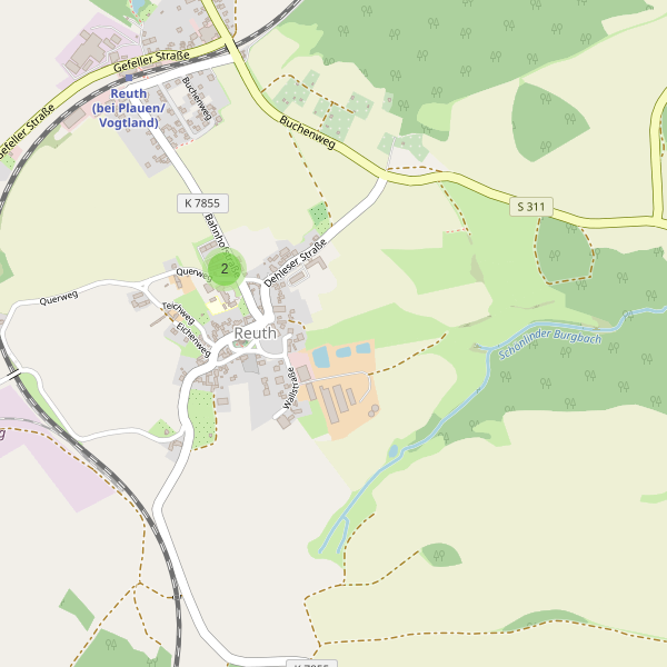 Karte der Parkplätze in Reuth (V) Thumbnail