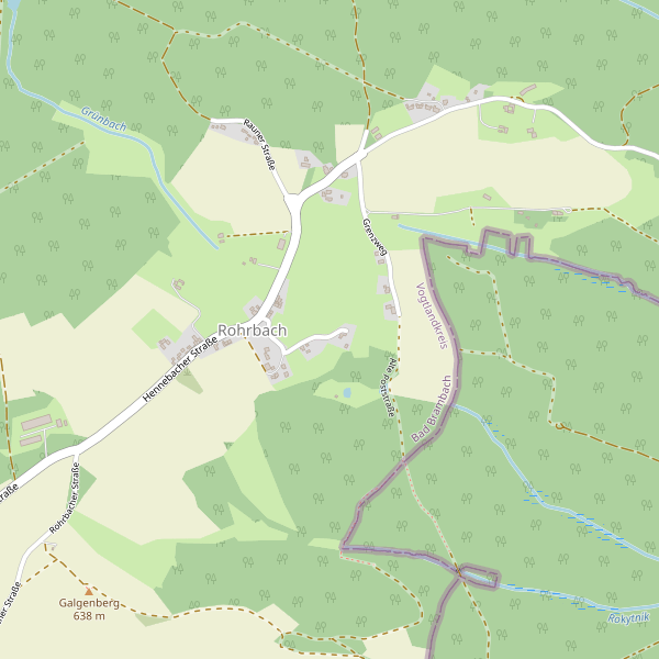 Karte der Parkplätze in Rohrbach (PL) Thumbnail