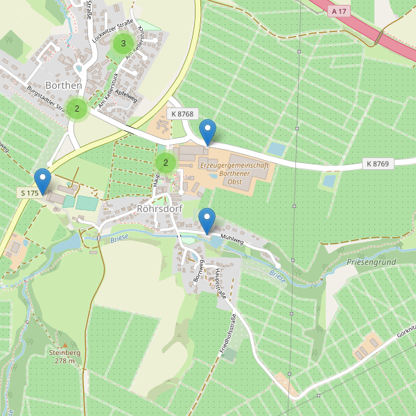 Karte der Parkplätze in Röhrsdorf (PIR) Thumbnail