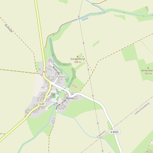 Karte der Parkplätze in Sörnewitz (TO) Thumbnail