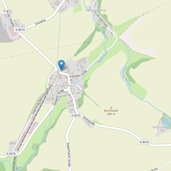 Karte der Parkplätze in Ziegenhain (MEI) Thumbnail