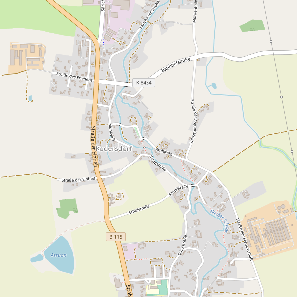 Stadtplan Kodersdorf Thumbnail