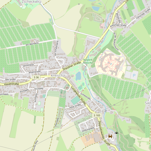 Stadtplan Kreischa Thumbnail