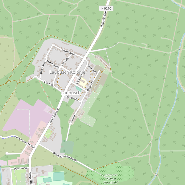 Stadtplan Laubusch Thumbnail