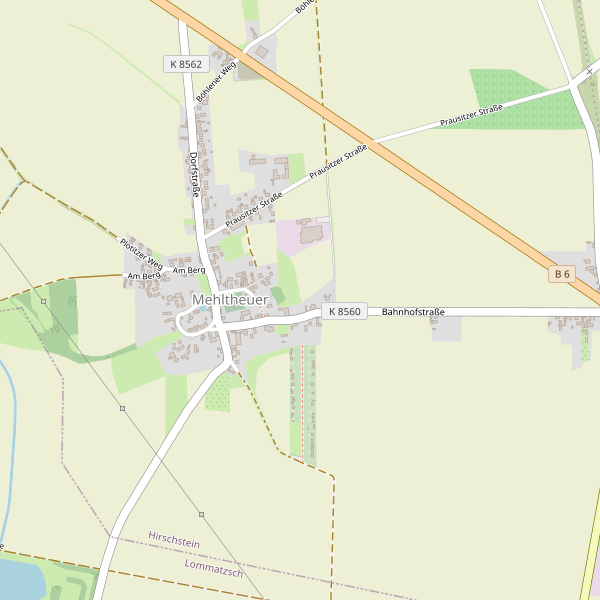 Karte der Toiletten in Mehltheuer (MEI) Thumbnail