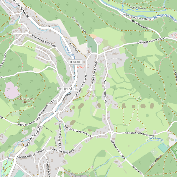 Stadtplan Pobershau Thumbnail
