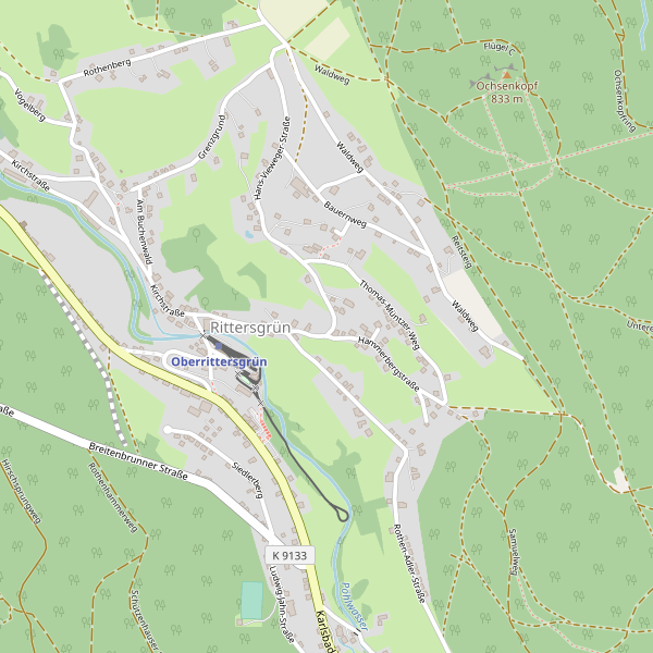 Stadtplan Rittersgrün Thumbnail