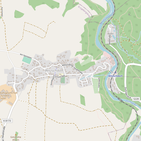 Stadtplan Witzschdorf Thumbnail
