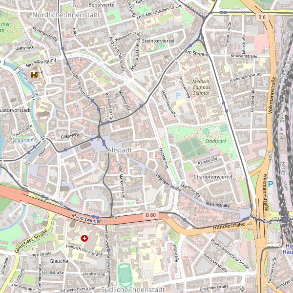 Thumbnail Stadtplan Halle (Saale)