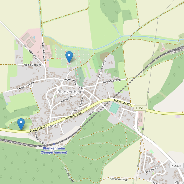 Karte der Parkplätze in Blankenheim (SGH) Thumbnail