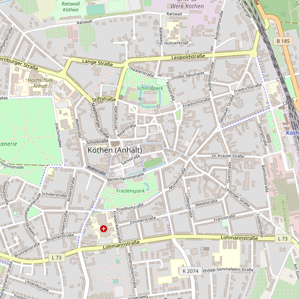 Karte der Toiletten in Köthen (Anhalt) Thumbnail