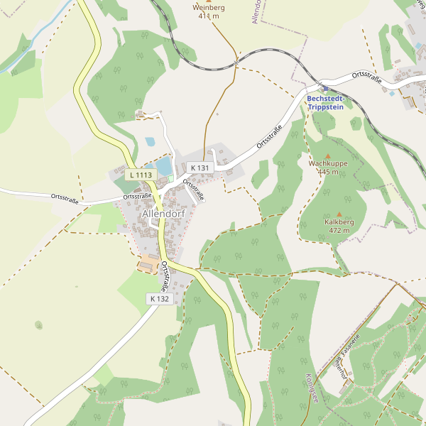 Karte der Toiletten in Allendorf (SLF) Thumbnail