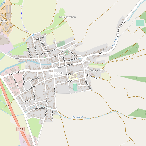 Stadtplan Fambach Thumbnail