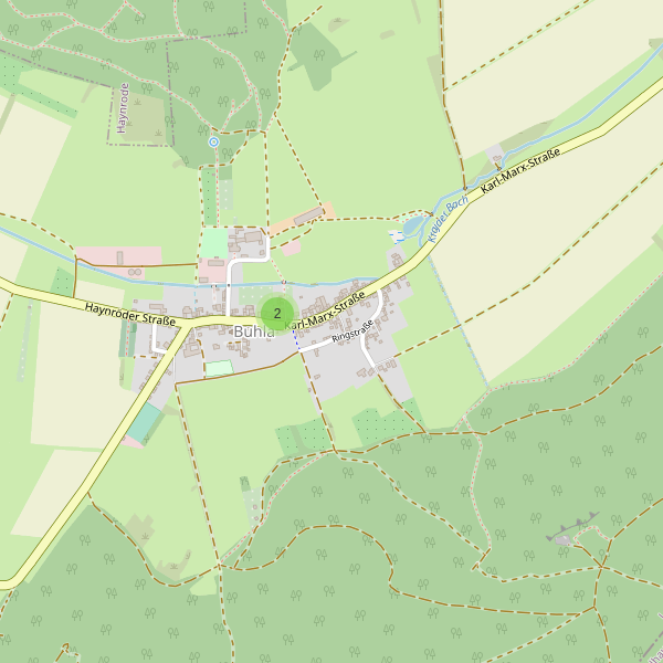 Karte der Parkplätze in Buhla Thumbnail