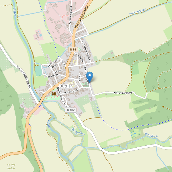 Karte der Parkplätze in Buttlar Thumbnail