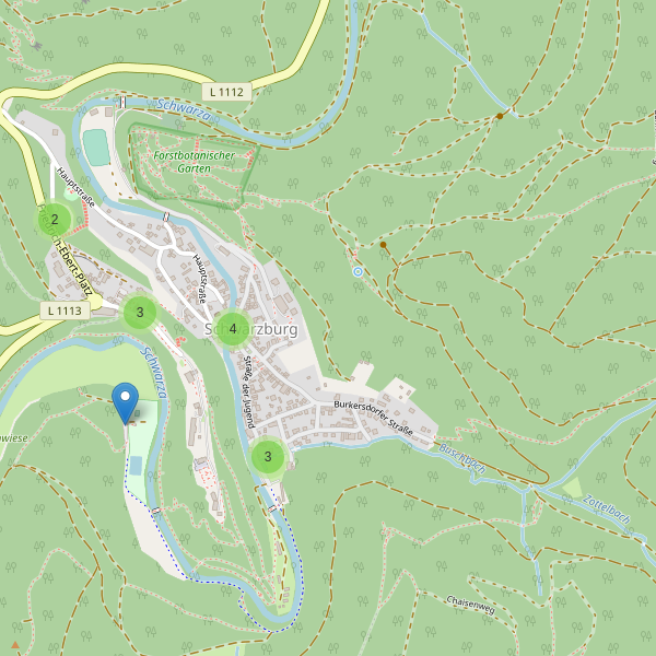 Karte der Parkplätze in Schwarzburg Thumbnail