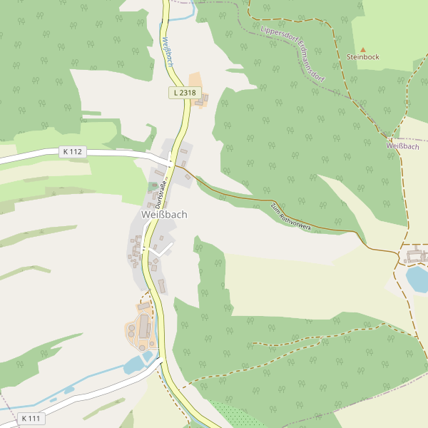 Karte der Parkplätze in Weißbach (SHK) Thumbnail